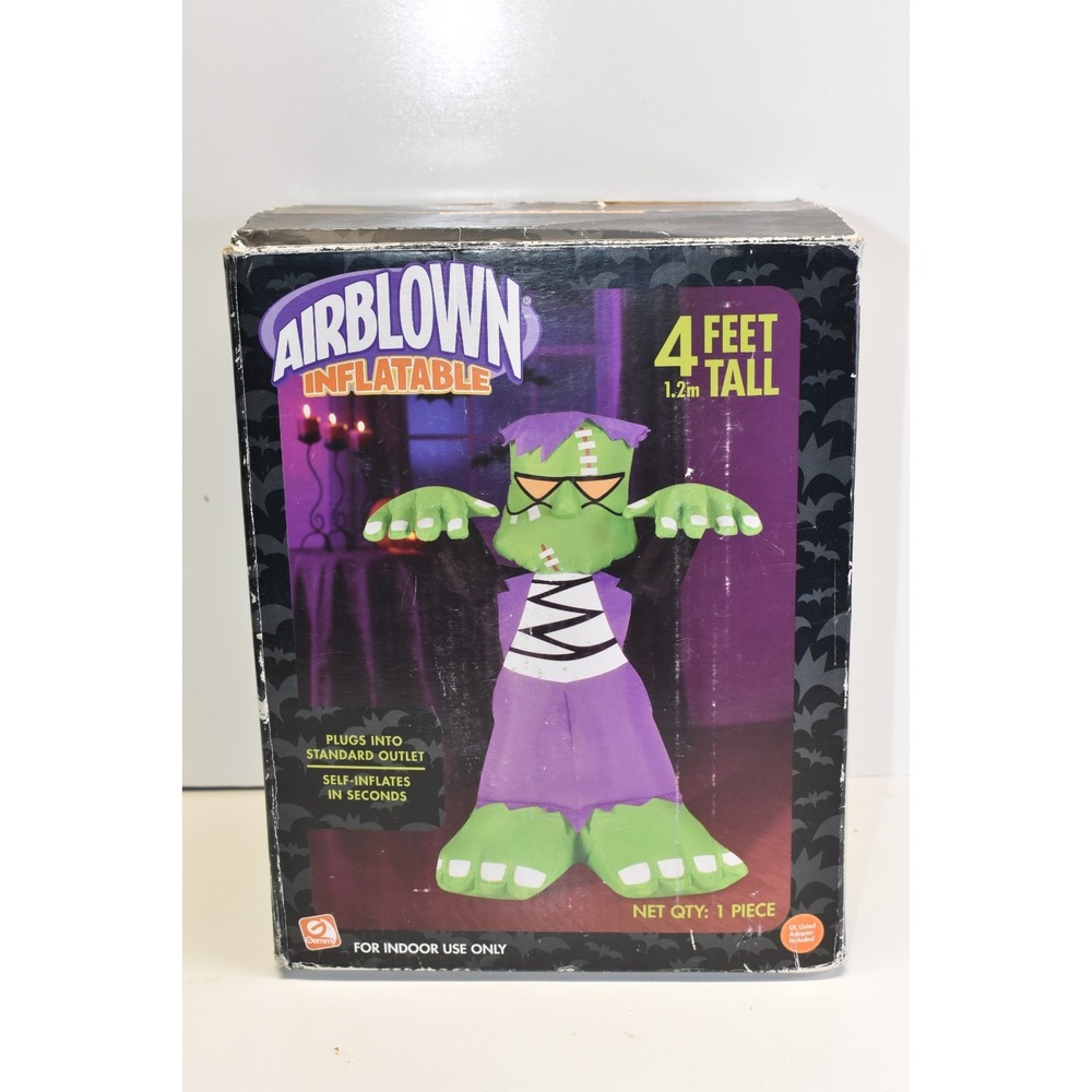 Gemmy‎ Airblown Inflatable Frankenstein Monster 4 Foot Indoor Use Halloween 2006